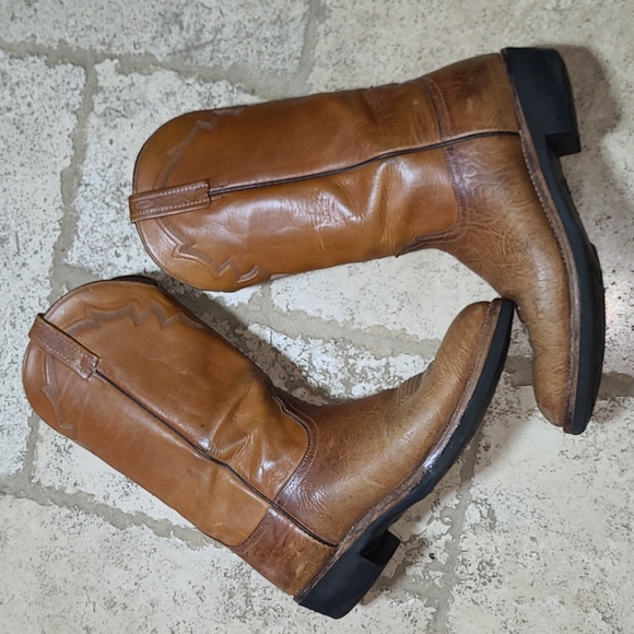 Lucchese Other - Lucchese 2000 Tan Cowboy Western Boots Size 10.5 EE Men's
